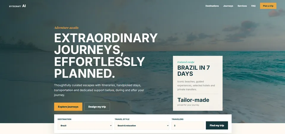 Business website preview
